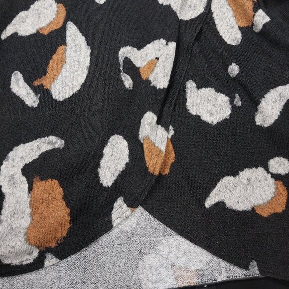 3182 Size 10 Cowlneck Sweater Cross Back with Faux Leather Trim. NWT - Picture 6 of 9